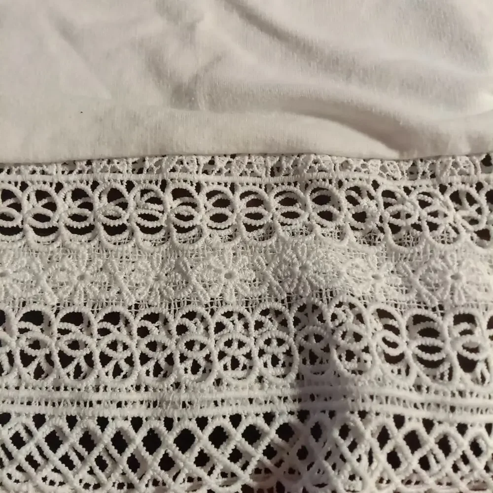 Venus Overall Skirt Lace Hem Sz. Med. Festival Boho Cottage core - Picture 2 of 7